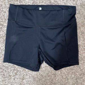 All in Motion Black Workout Shorts, Size Large